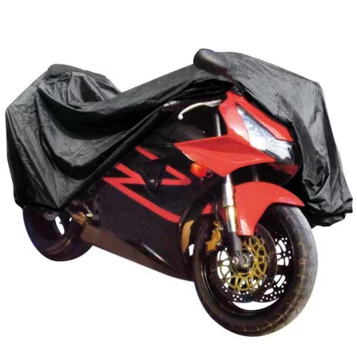 Motorhoes zwart universeel 245x80x145cm
